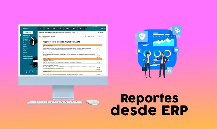 Banner del servicio Reportes desde ERP